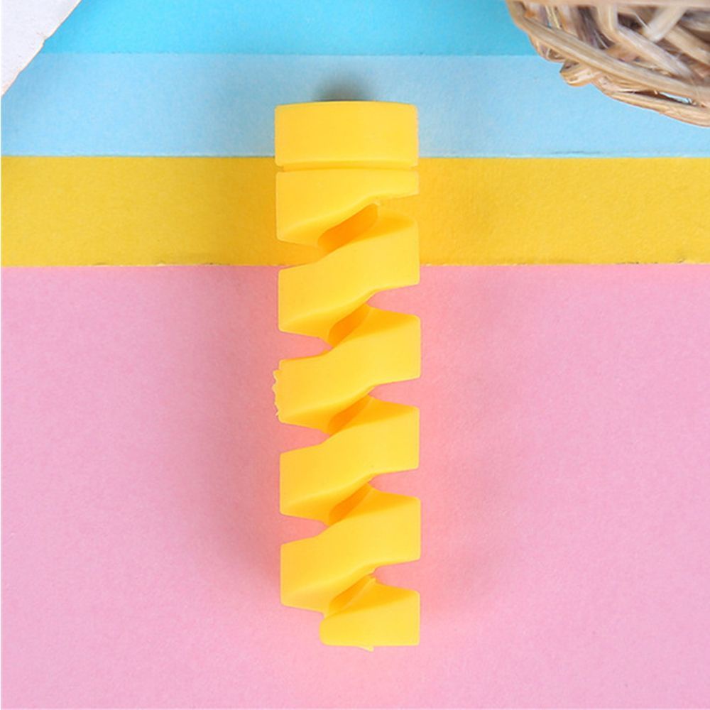 Quinton10pcs / Set Winder Organizer Proteksi Kabel Data / Earphone Multi Warna