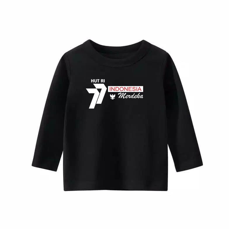 Kaos Anak Hut Ri 77 Kaos Anak Panjang Merah Putih