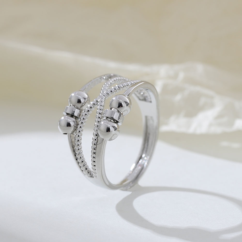 【COD Tangding】Cincin Model Hollow Gaya Retro Untuk Wanita