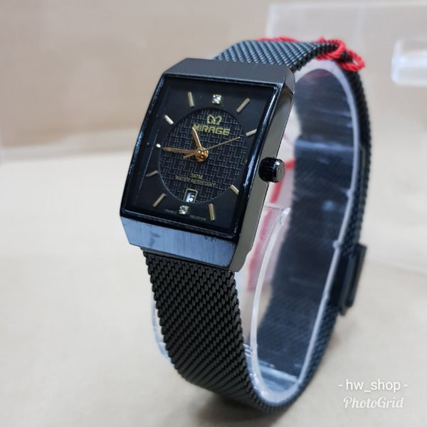 Jam Tangan Wanita Mirage 8669 Hitam