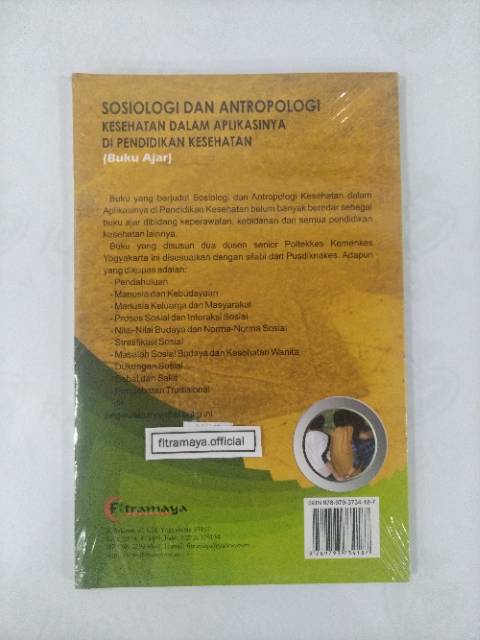 Buku Ori Sosiologi Dan Antropologi Kesehatan Dalam Aplikasinya Di Pendidikan Kesehatan Fitramaya Shopee Indonesia