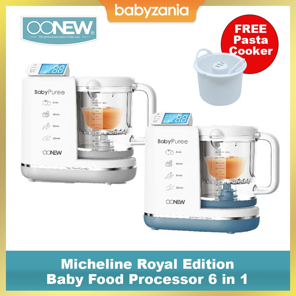 OONew Micheline Royal Edition Baby Food Processor 6 in 1 - (FREE Pasta Cooker)