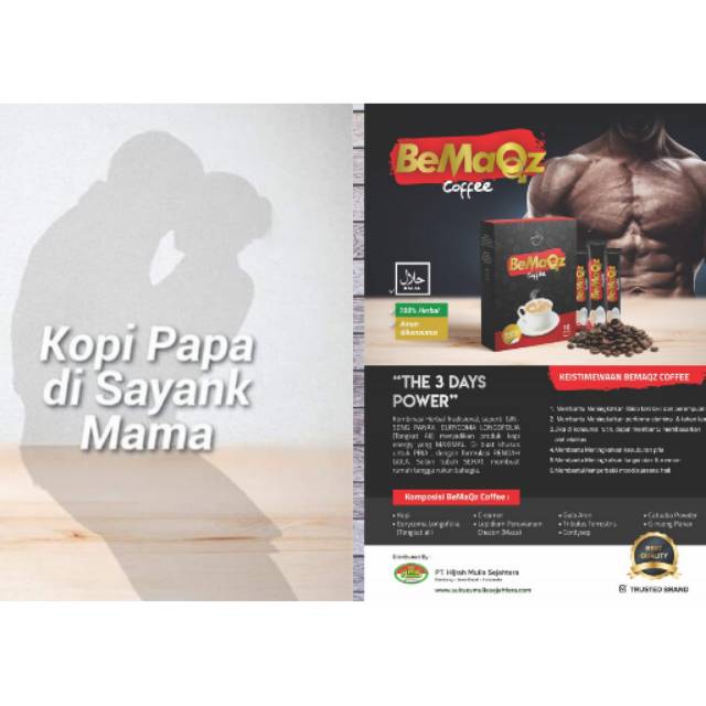 

Kopi bemaqz kopi kesehatan dan stamina