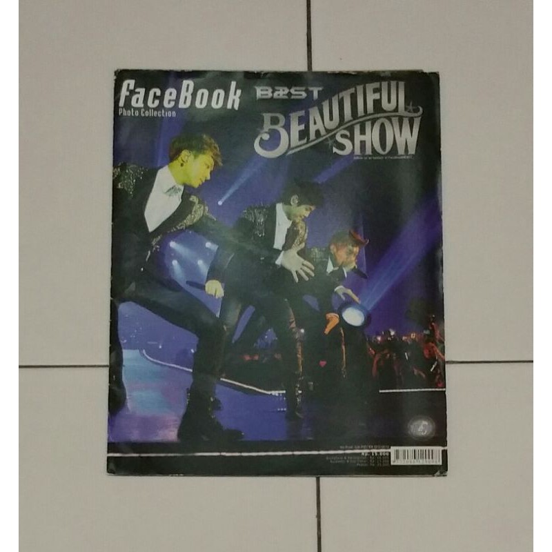 map folder a4 file - b2st beast - album poster goodie photocard cube entertainment kpop