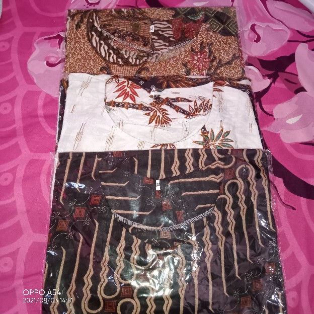 Atasan Batik Dolby Dolbi Dobby Doby Tenun Sutra Tulis Halus Katun Atbm Baron Dengan Potongan 61%!