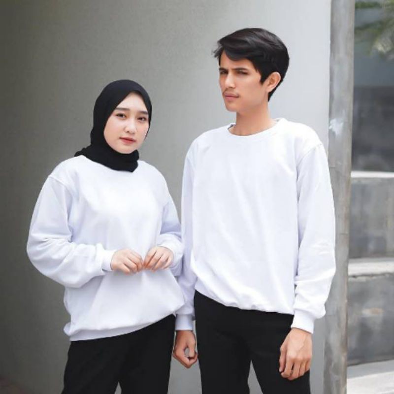 Basic Sweater Polos Fleece Unisex-7