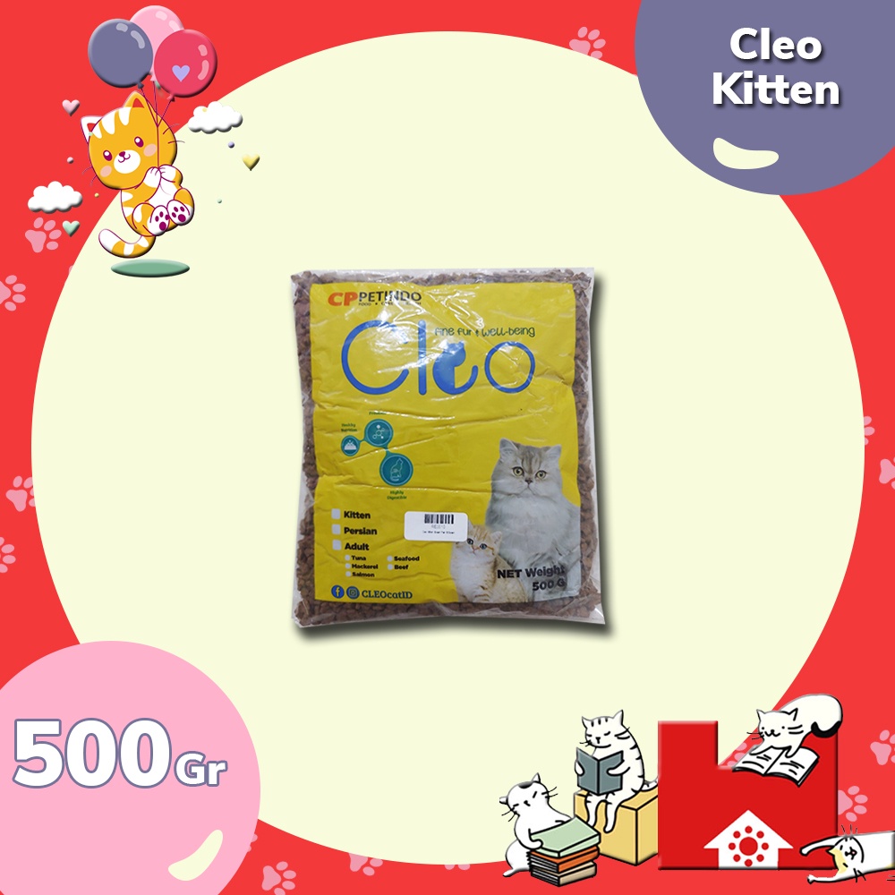 Cleo Kitten Ocean Fish 500gr Makanan Kucing