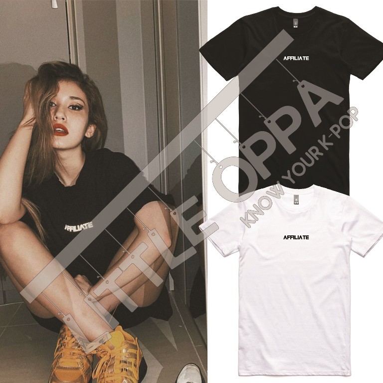 BAJU KAOS KPOP IDOL FASHION IOI JEON SOMI AFFILIATE COMBED 30S T-SHIRT