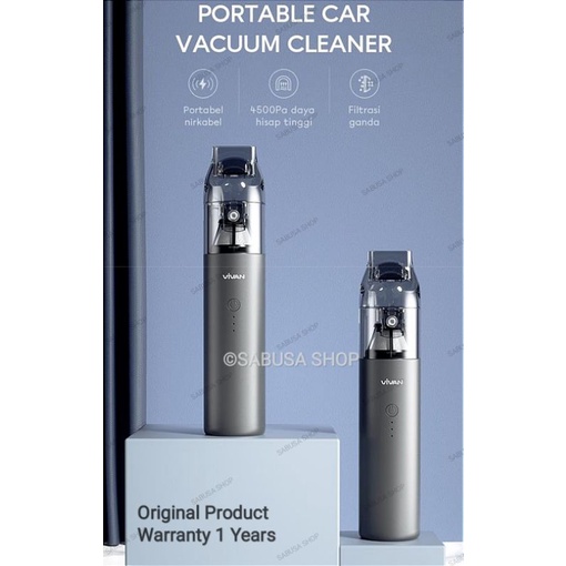 Car Vacum Cleaner Mobil Wireless Portable Baterai Charger Tanpa Kabel