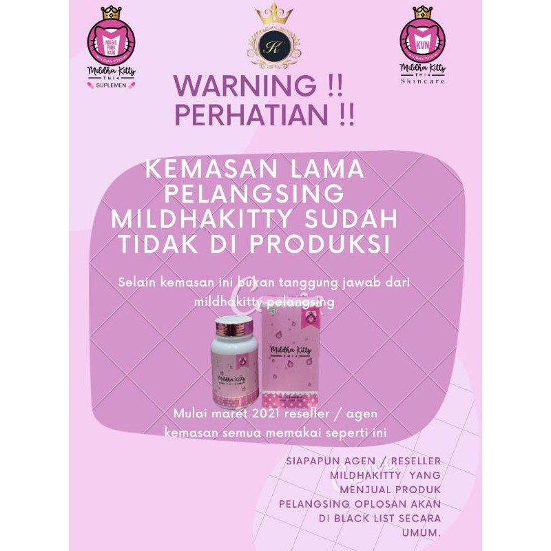 PIL PINK MAGIC NENG MILDHA KITTY ORI 100% di jamin