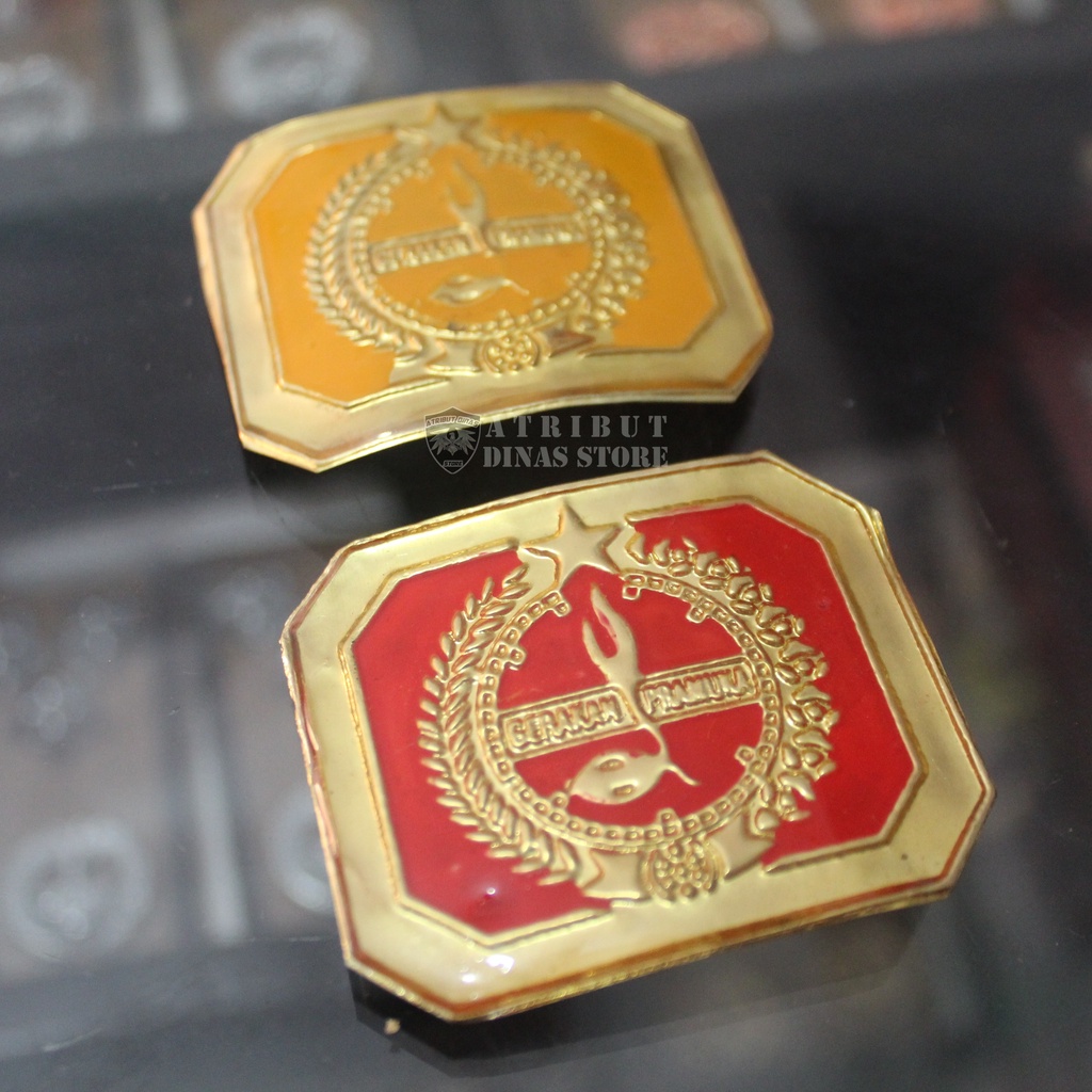 Tatop Baret Pramuka Timbul Tanda Topi Emblem Penggalang Penegak