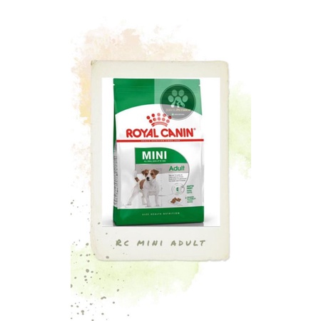 makanan anjing royal canin mini adult repack 1kg