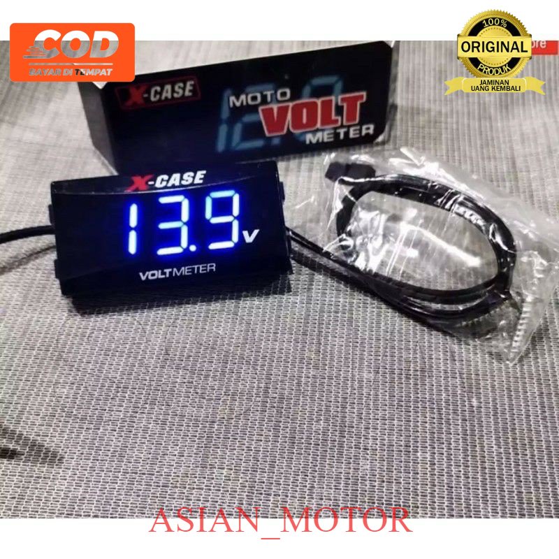 FARIASI MOTOR VOLT METER / VOLT METER MOTOR / VOLT METER DIGITAL / VOLTMETER WATERPROOF universal nm