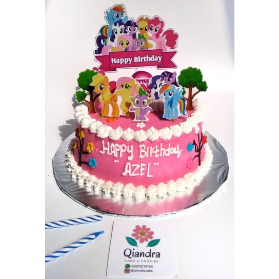 

kue ulang tahun little pony 18cm