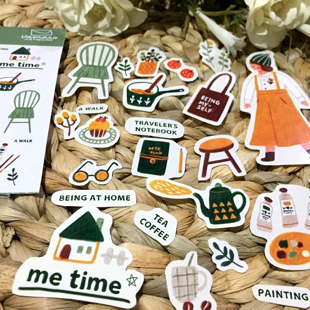 

Sticker Tumblr / Me Time / Sticker Pack / Sticker Lucu / Sticker Aesthetic / Sticker Scrapbook