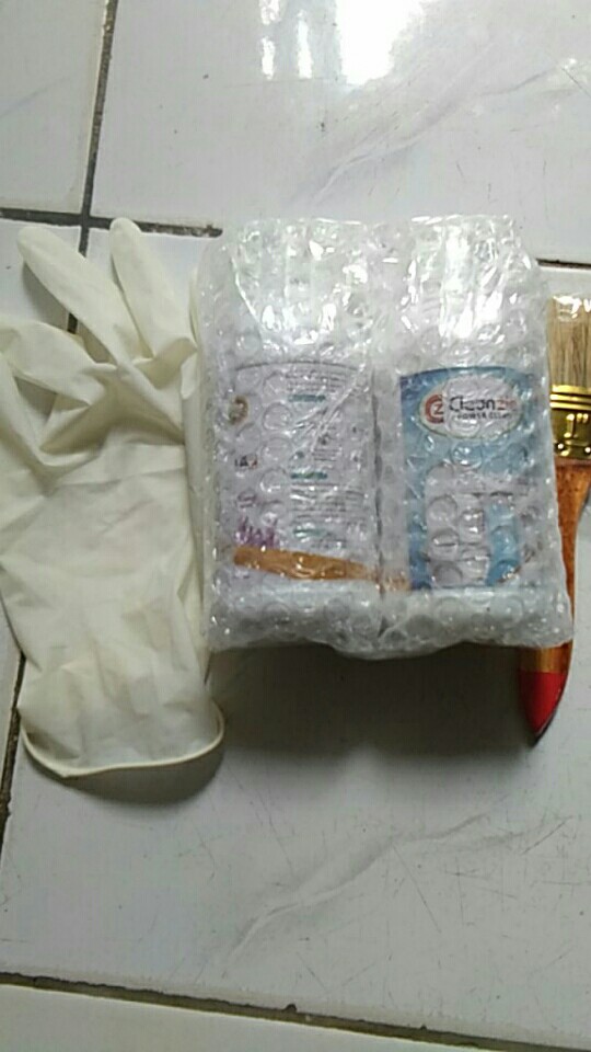 Cleanzie Power Clean Cairan Ajaib Pembersih Keramik Kamar Mandi Toilet + Bonus Kuas , Sarung Tangan