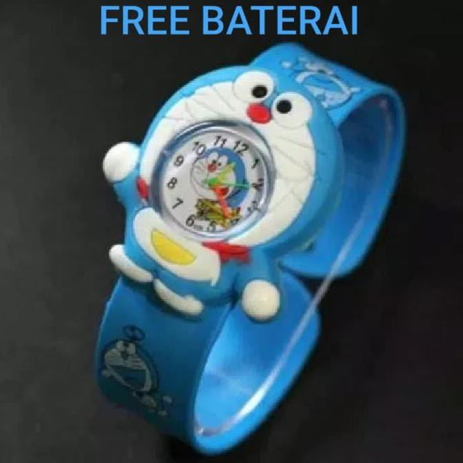 Jam Tangan anak Jepret/tepuk karakter DORAEMON