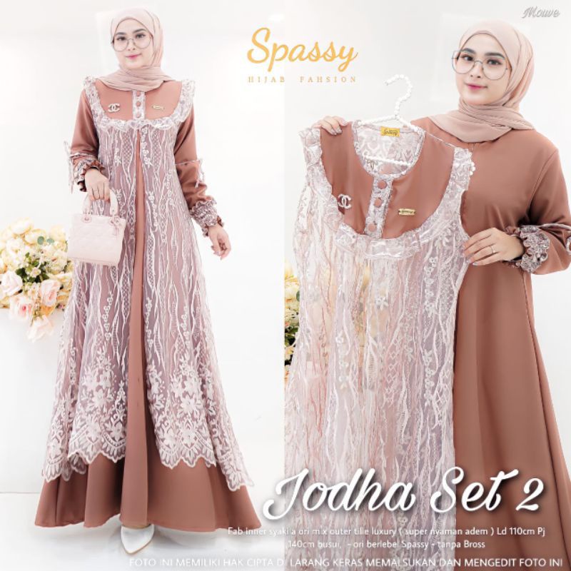 JODHA SET 2 DAUNY MAXY BY SPASSY ORIGINAL
