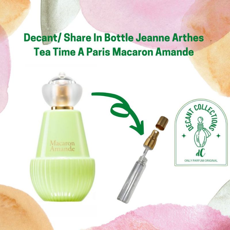 Decant/ Share In Bottle Jeanne Arthes Tea Time A Paris Macaron Amande