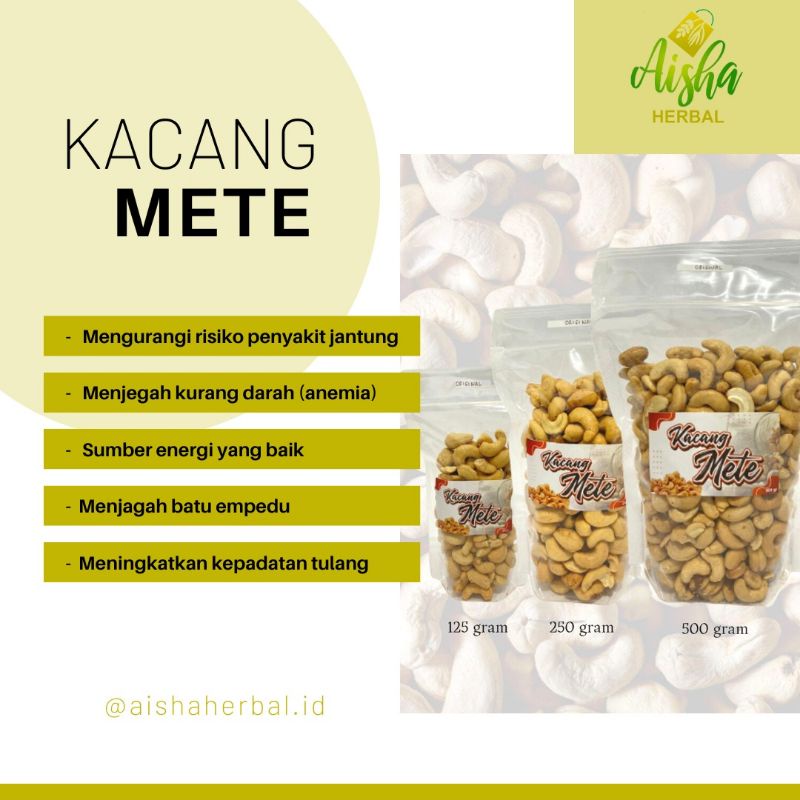 

Kacang Mete Original 125 gr.