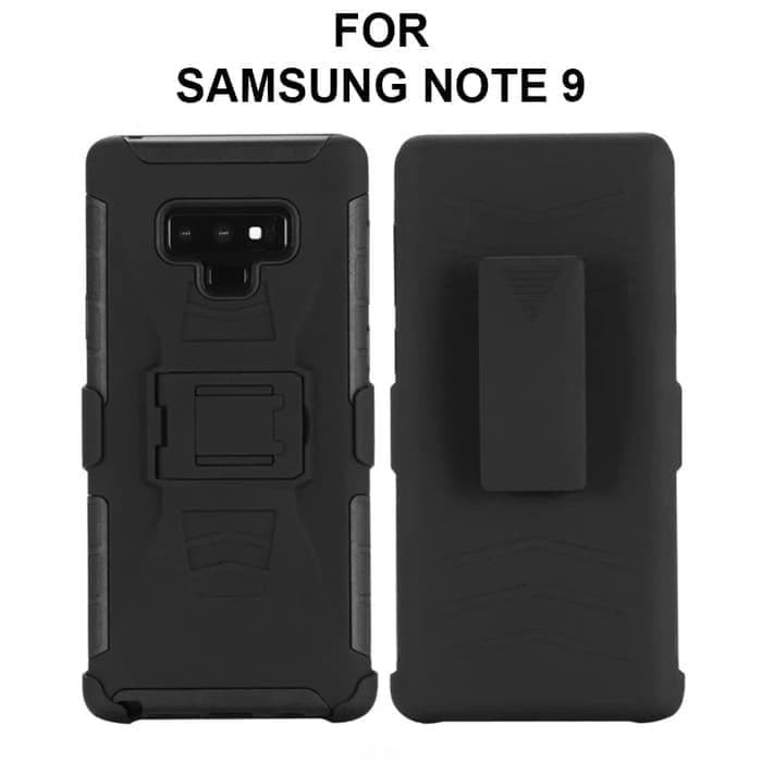 Samsung Galaxy Note 9 Belt Clip Holster Armor Stand Case Casing Cover