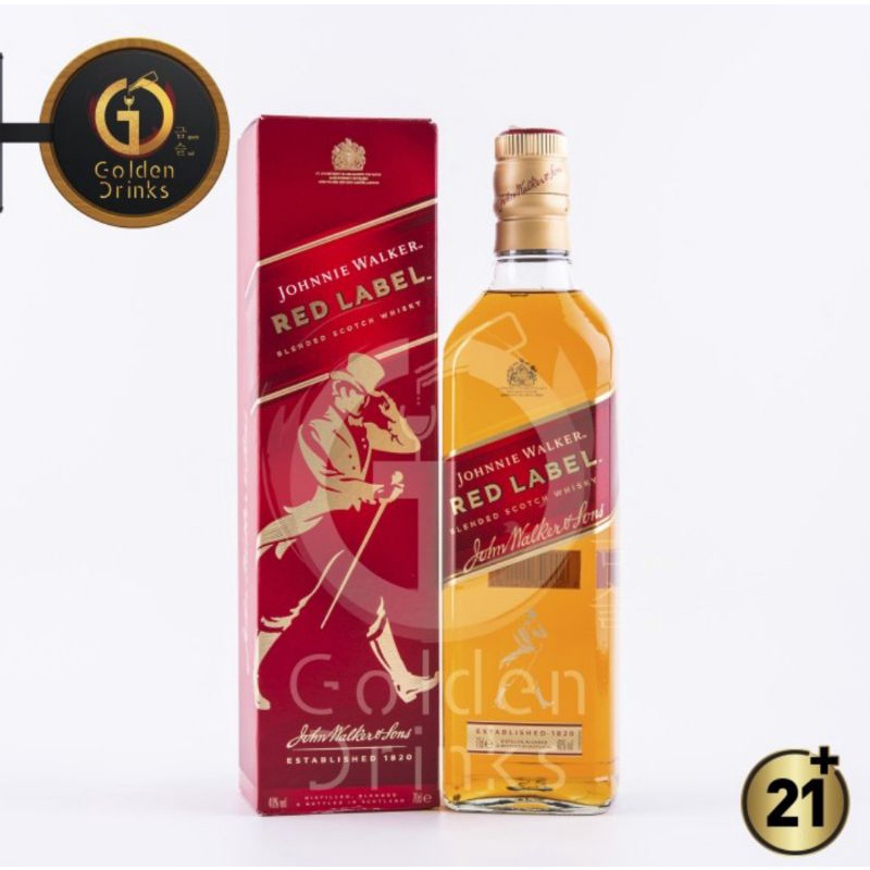 Johnnie Walker Red Label 700ml + FREE SLOKI