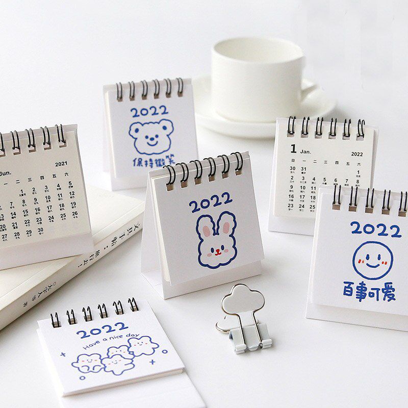 SN77 Calendar Mini 2022 Cute / Kalender Mini 2022 Lucu