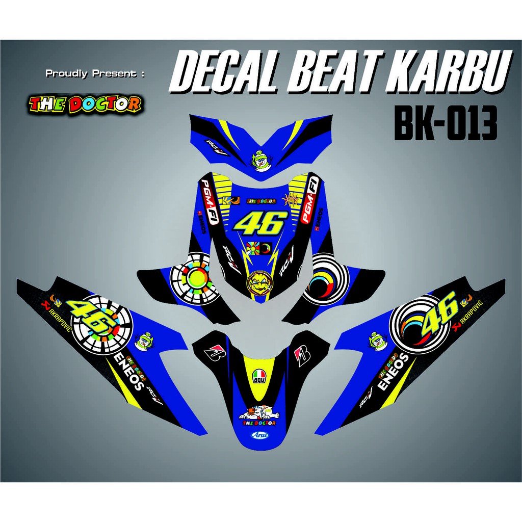 Paling Inspiratif Download File Mentahan Stiker Decal Beat Pgm F1