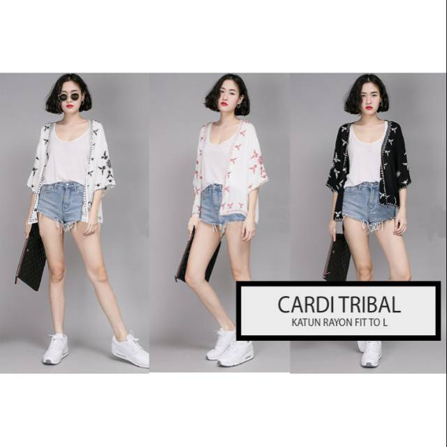 BEFAST - ZEC Cardigan GHEANI LOH / Cardi Tribal / Cardigan Wanita Terbaru / Outer Kekinian / Cardigan Modis / Cardigan Motif