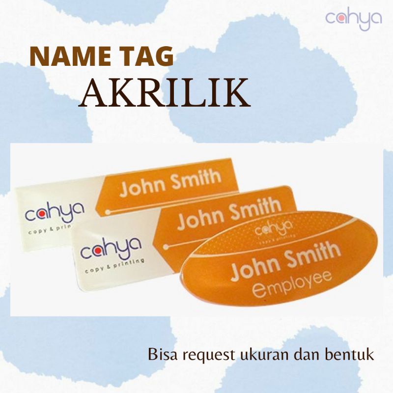 

NAME TAG AKRILIK CUSTOM