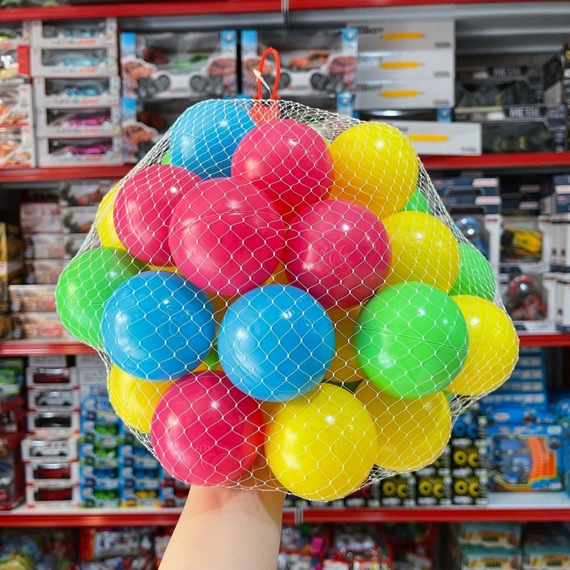 MAINAN MANDI BOLA ISI 50 PCS / MANDI BOLA ANAK / BOLA PLASTIK KECIL WARNA WARNI / 16030039