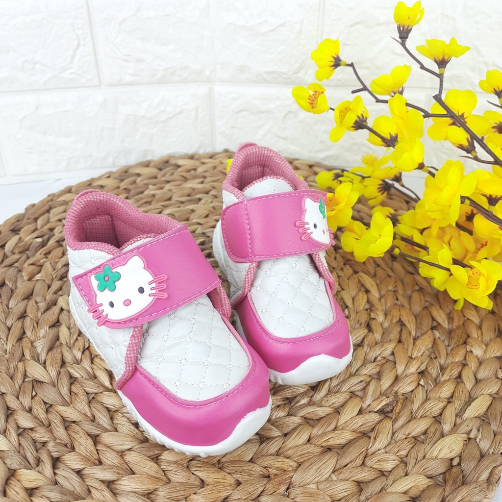 mandirishoesstore-SEPATU SNEAKER KARAKTER KARTUN KUCING ANAK PEREMPUAN 1-3 THN CAY18