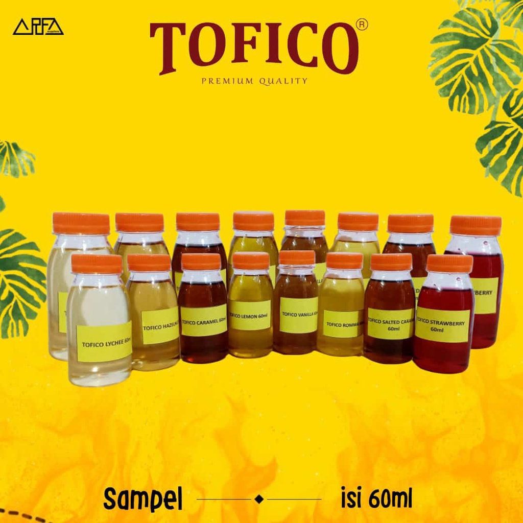 

Sirup Tofico Sampel 60ml Semua Varian Rasa