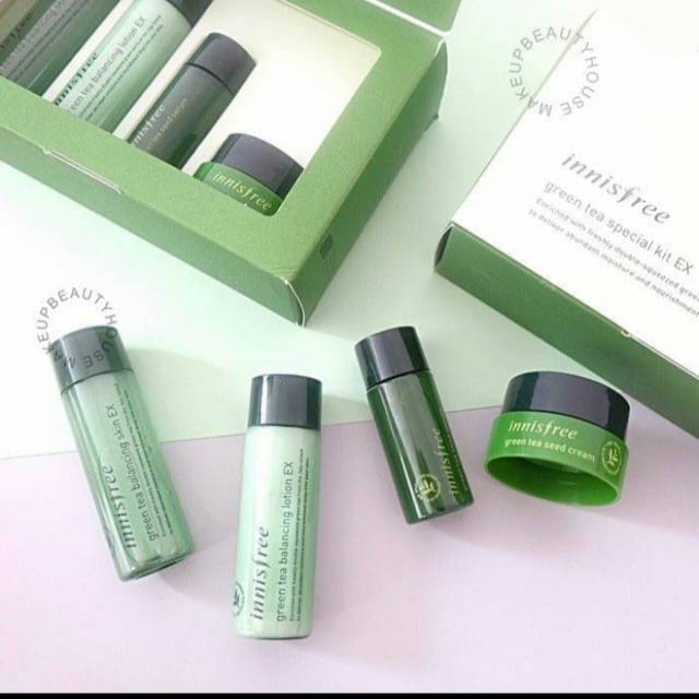 INNISFREE TRAVEL KIT GREEN TEA SEED