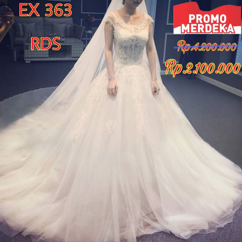 Gaun Pengantin BARU EX 363