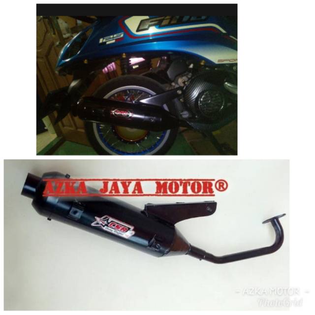 Knalpot racing Bobokan CSR FINO 125 / Knalpot standar racing Fino 125 ..