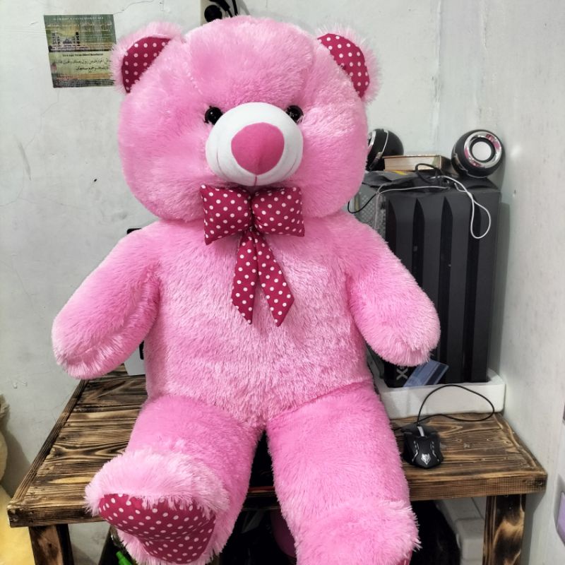 boneka beruang jumbo polos 80cm