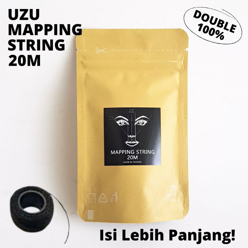 MAPPING STRING EYEBROW BENANG PANJANG 20M | Penggaris Sulam Alis | ALAT UKUR BENANG TERMURAAAH