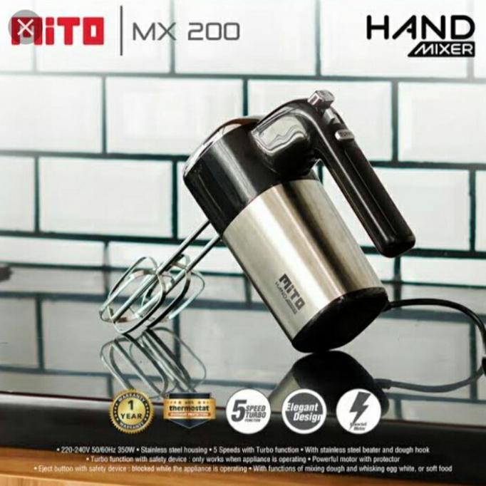 yang dicari] mito hand mixer mx200/mixer manual mitochiba/MX200/MIXER tangan mito