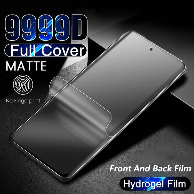 9999d Film Pelindung Layar Depan Belakang Hydrogel Matte Untuk iPhone 13 12 11 Pro MAX Mini X XS MAX XR SE 2022 2020 6 6s 7 8 Plus