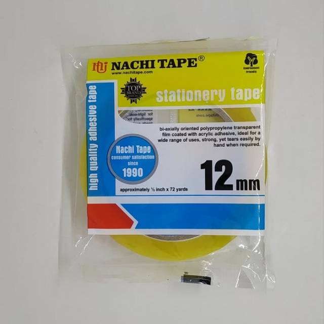 

NACHI TAPE 12 MM x 72 Yard / ISOLASI NACHI TAPE STATIONERY TAPE