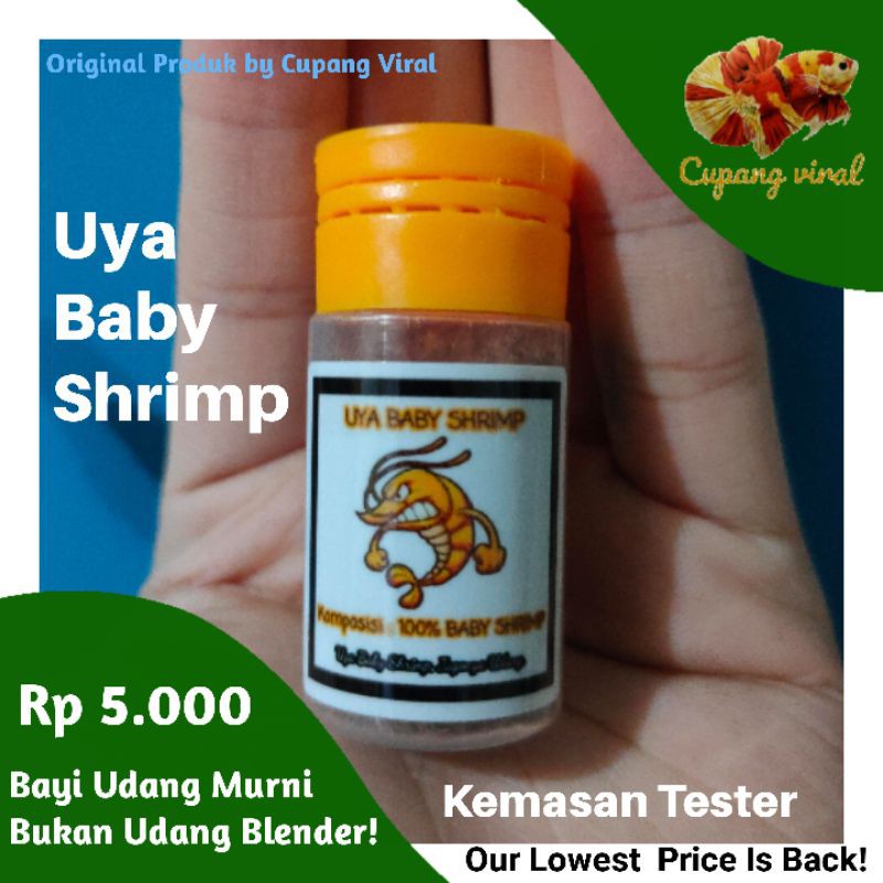 Uya Baby Shrimp - Kemasan Tester