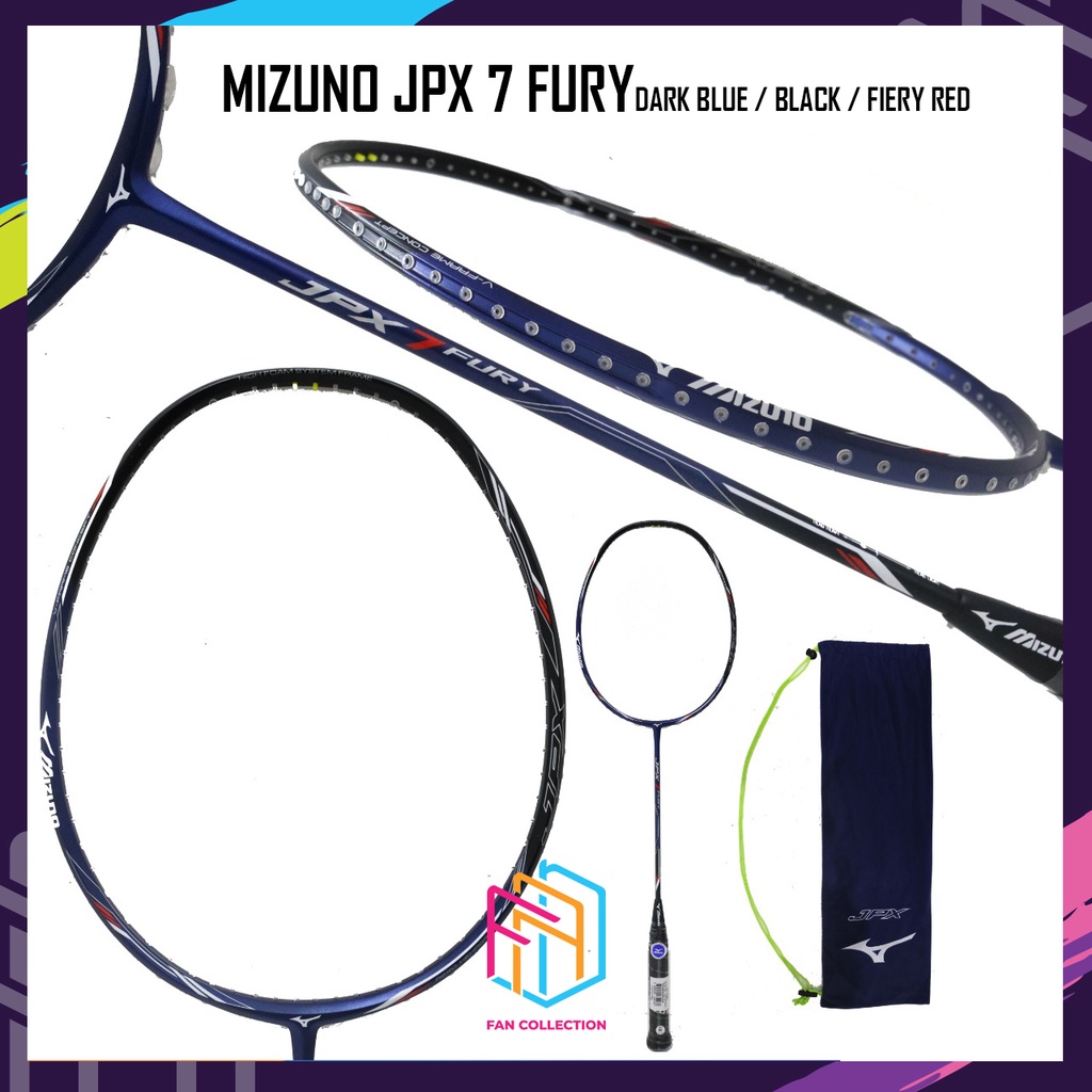 MIZUNO JPX 7 FURY RAKET BADMINTON ORIGINAL