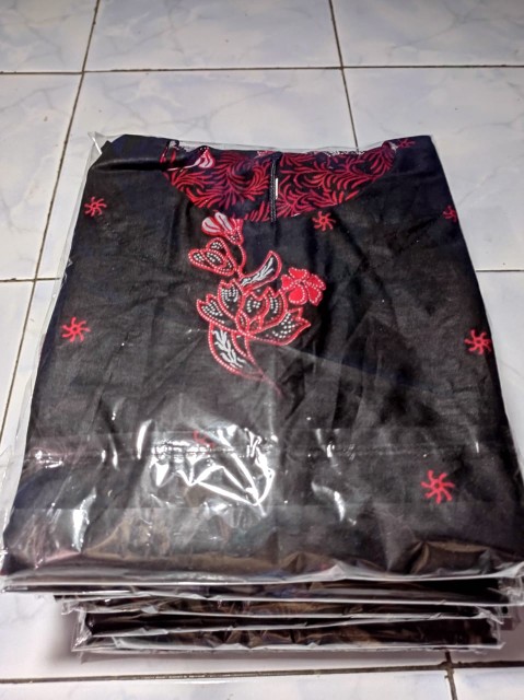 Terlaris Serut Genes Jelita Tunic Navbor Yelbor Whitbor Creambor Tunik Batik