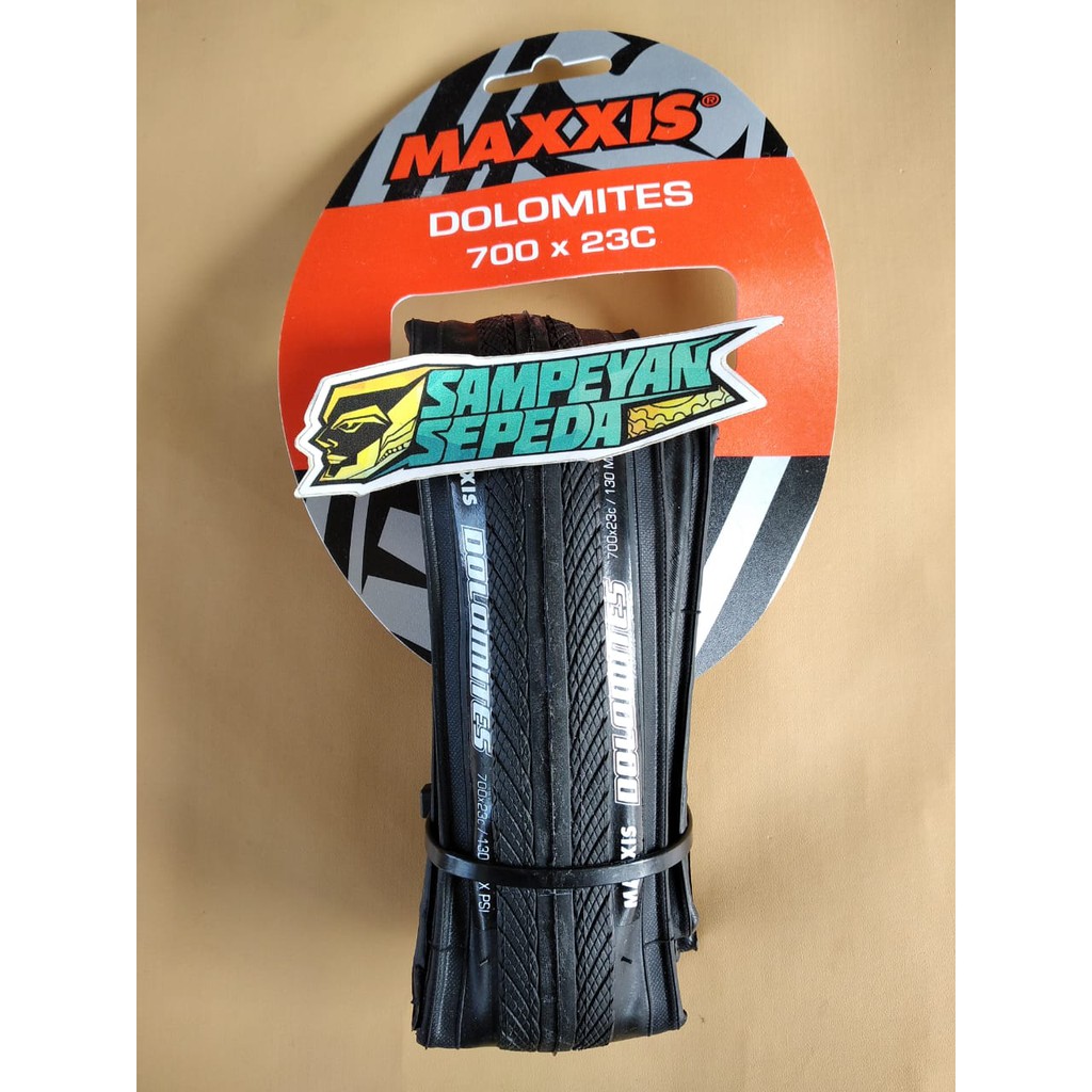 (TERLARIS)Ban Luar Sepeda Maxxis Dolomites 700x23C Ban Luar Sepeda Fixie Roadbike 700 x 23c
