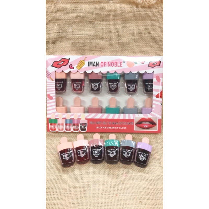 [12PCS] LIPTINT SWEET ICE CREAM IMAN OF NOBLE 7039