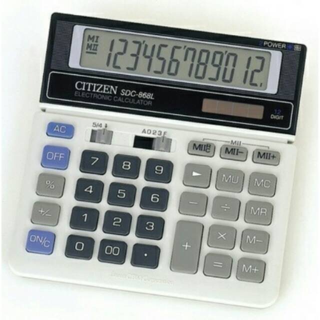 

CITIZEN SDC 868.KALKULATOR DESKTOP 12 DIGIT