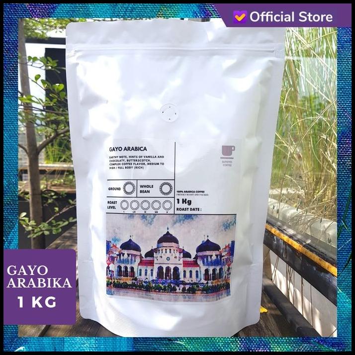

Kopi Espresso Arabika Gayo 1 Kg | Medium To Dark Roast | Sutoyo Coffee