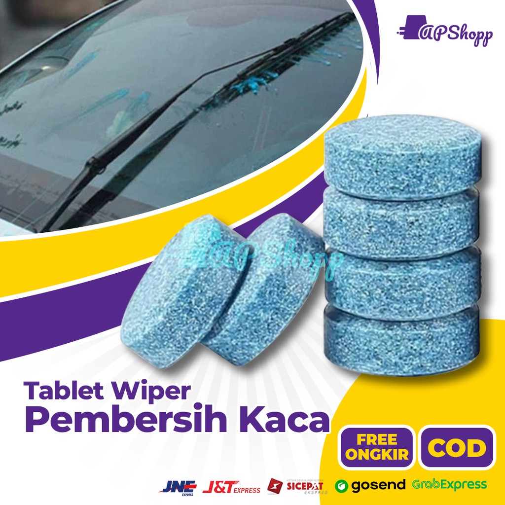 Sabun Tablet Pembersih Wiper Kaca Mobil Auto Windscreen Glass Cleaner