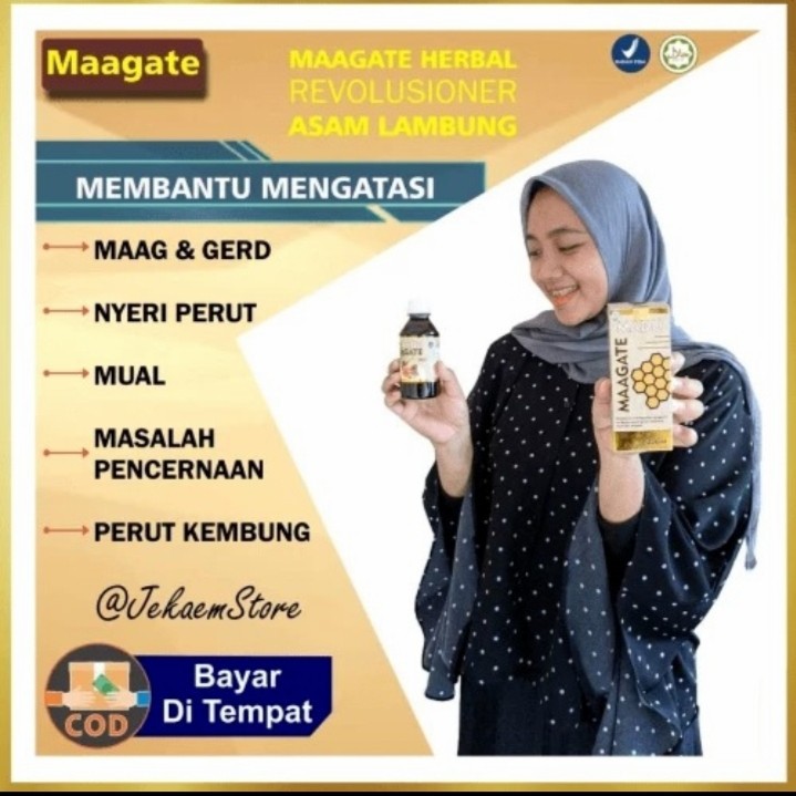 Maagate Obat Maag Kronis, Obat Asam Lambung Tinggi, Obat Infeksi Lambung Madu Madu Maag Ori MAGATE